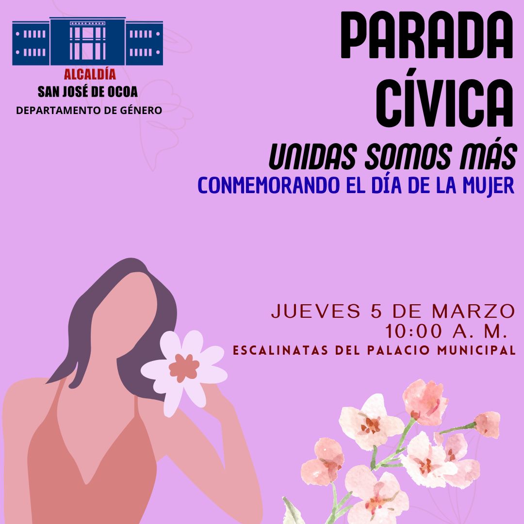 Alcaldía de Ocoa convoca a una «Parada Cívica» previa al Día Internacional de la Mujer