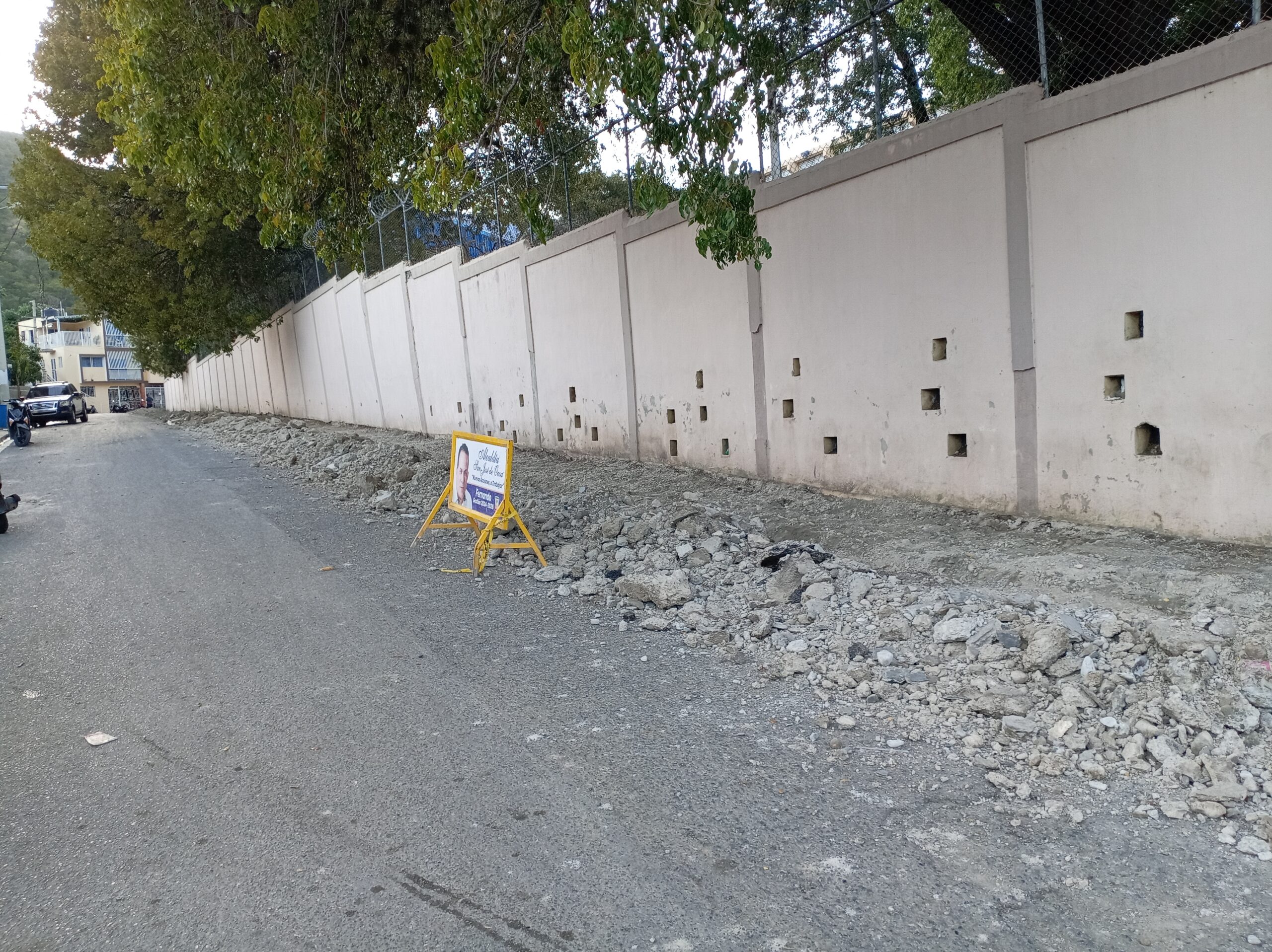 ¡ESCUCHAMOS Y CUMPLIMOS! LA ALCALDÍA INICIA LAS ACERAS Y CONTENES EN LA CALLE JOSÉ FRANCISCO SUBERO