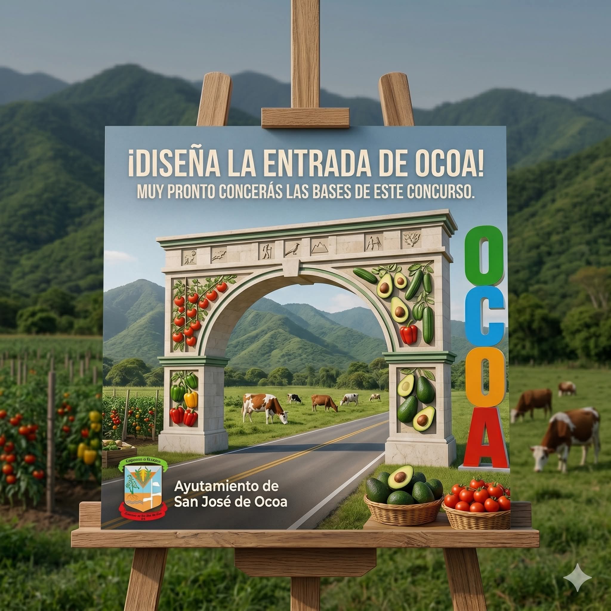 ¡DISEÑA LA ENTRADA DE OCOA: ATENCIÓN ARTISTAS, CREATIVOS Y TODO EL PUEBLO! 